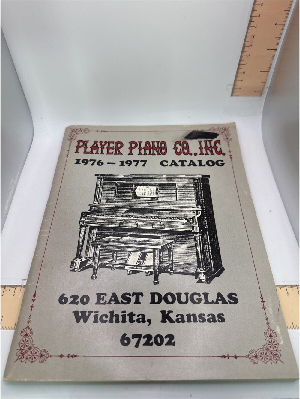 Player Piano Co Inc 1976-1977 Sales Catalog / Book Wichita Kansas